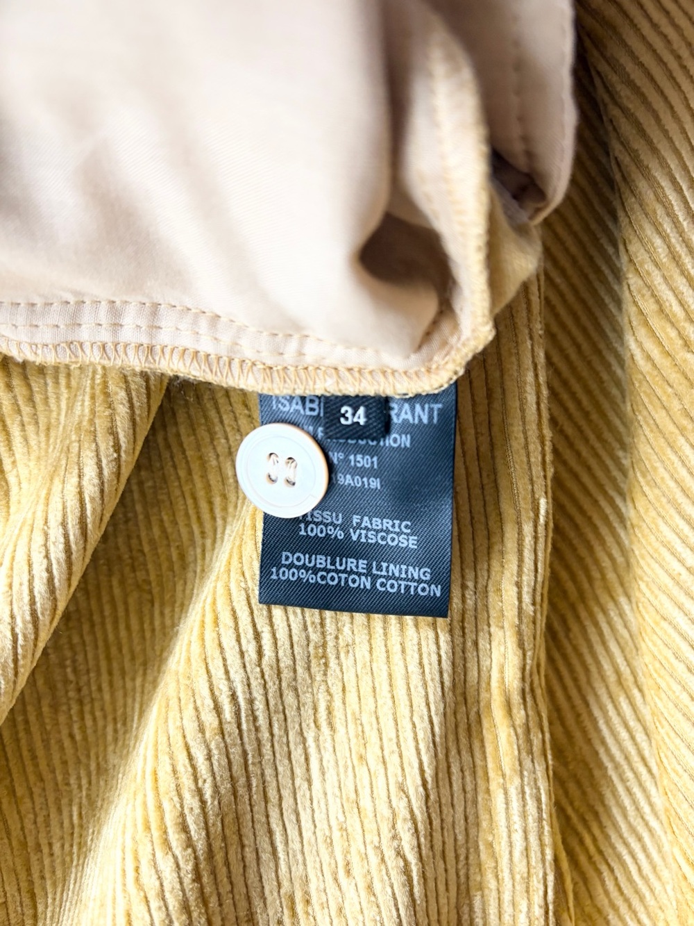 Isabel Marant Fany Pleated Corduroy - Picture 9 of 12